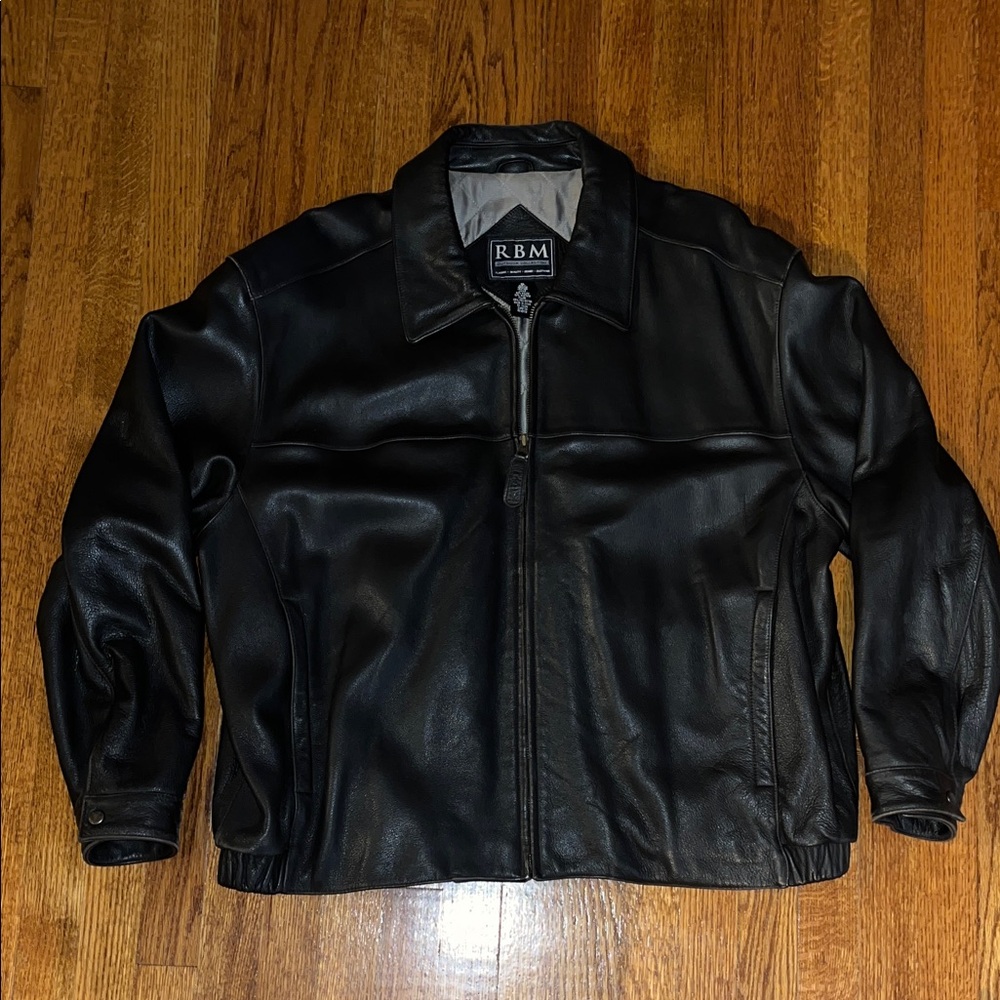 Black Leather Jacket for Men